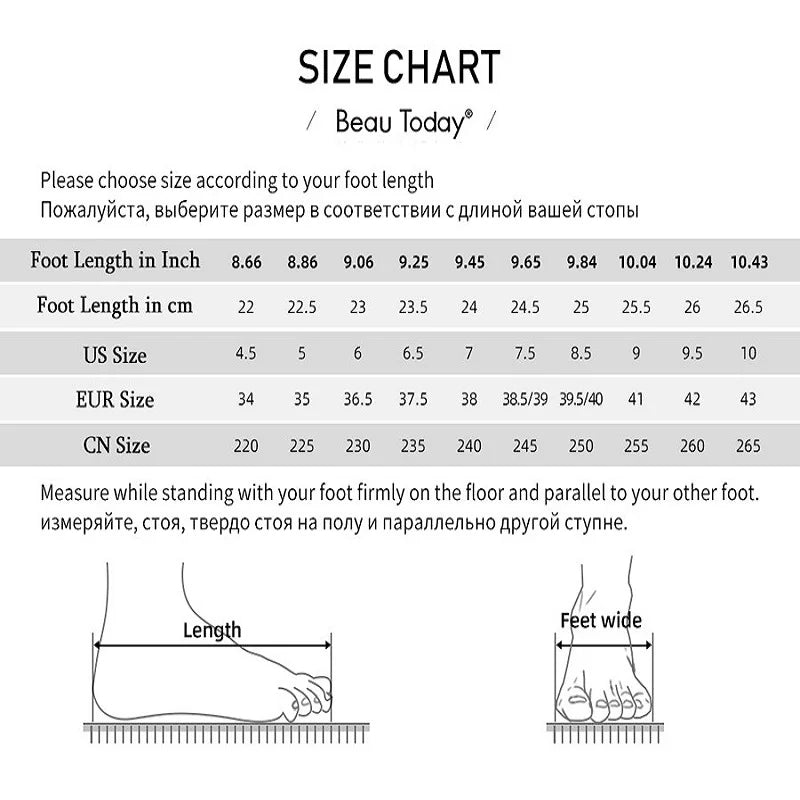 BeauToday Leather Sandals Women Soft Sheepskin Floral Ornament Hook Loop Summer Fashion Ladies Platform Shoes Handmade 38195