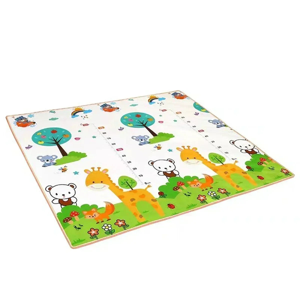 Thicken 1cm/0.5cm Baby Crawling Play Mats 200*180cm Folding Mat Carpet Play Mat for Children's Safety Rug Toys Gift Have Creases