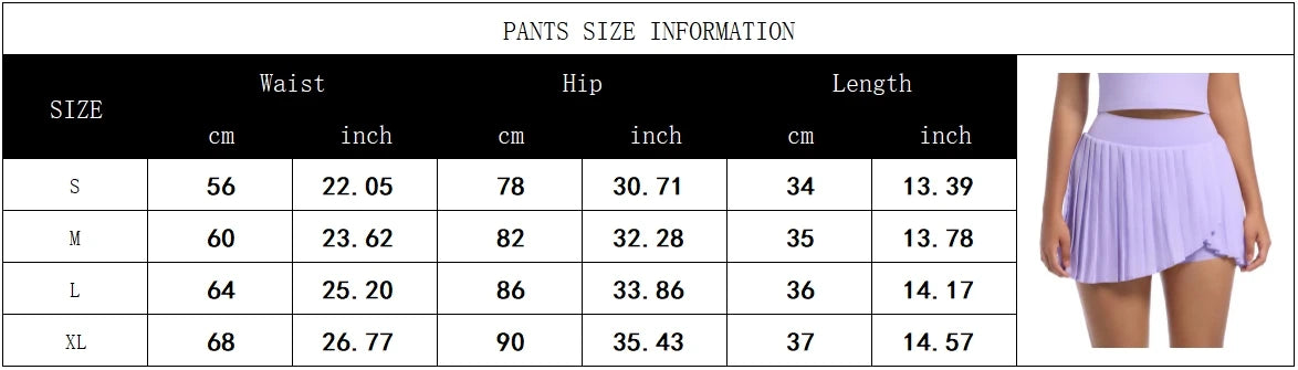 New Pleated Skirt With Pockets Summer Gym Sport Yoga Short Skirt Solid Color Tennis Skirt False Two-piece Sunscreen Tennis Skirt