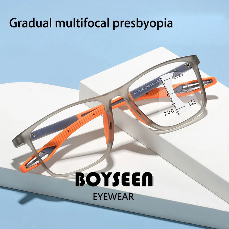 BOYSEEN Sports smart zoom reading glasses with adjustable ultra light technology for reading reading presbyopia glasses