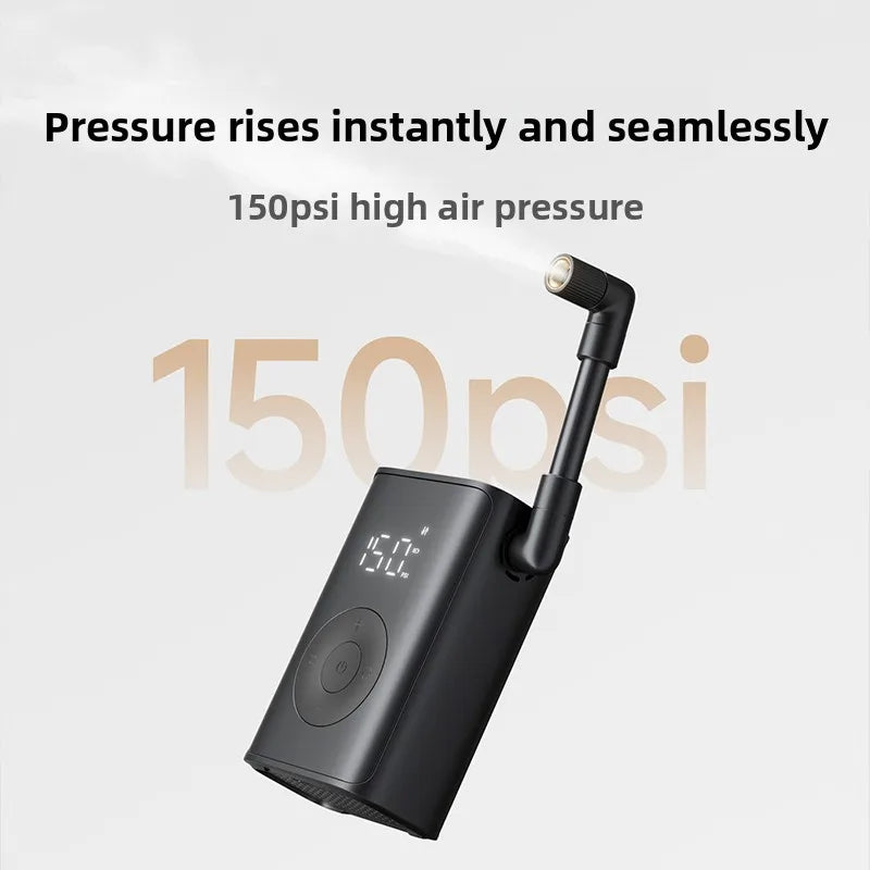 Mijia 2000mAh 150psi Portable Electric Air Pump Multitool Tire Pressure Detection Inflator for Car Bike