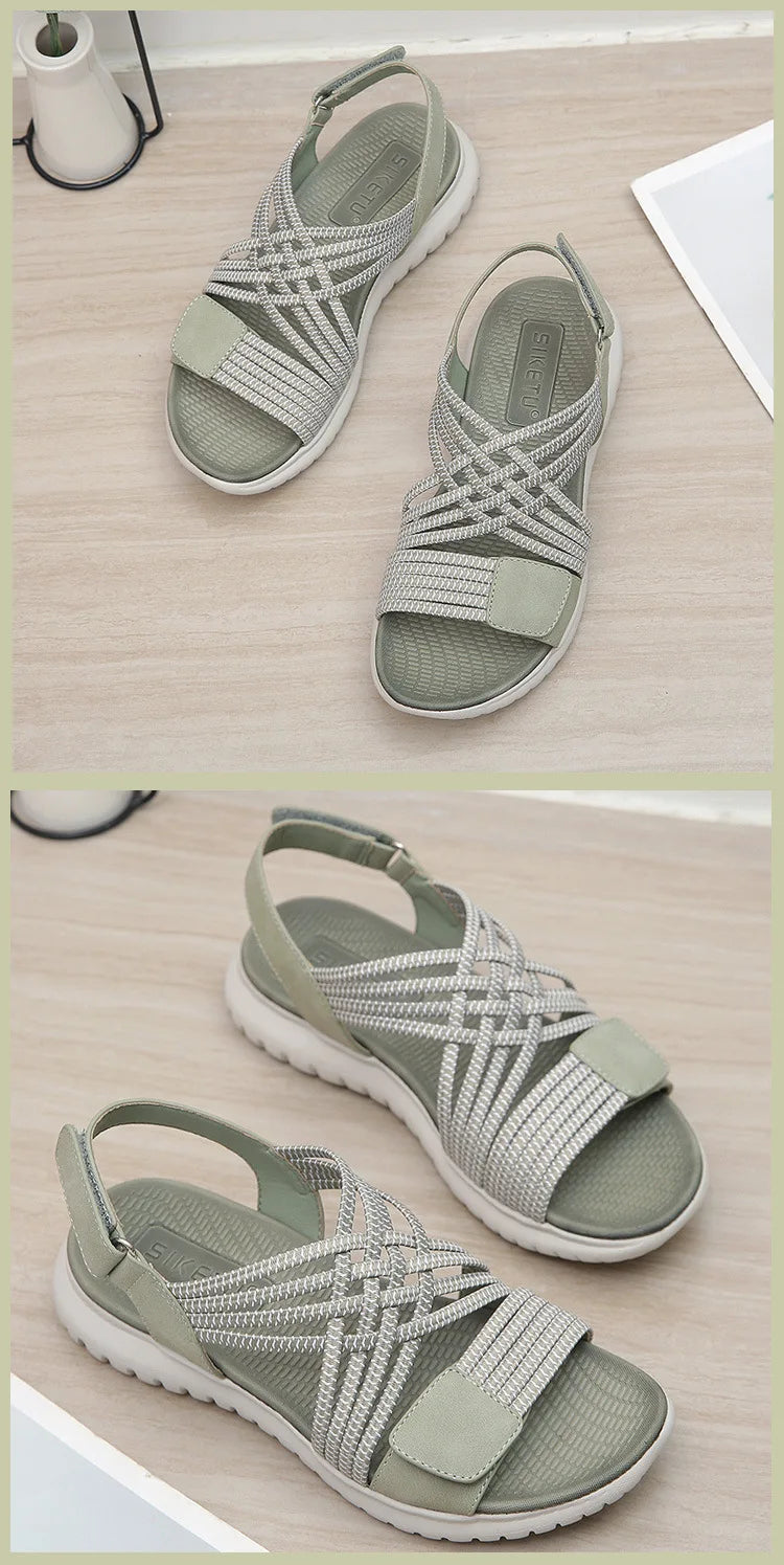 Shoes for Women Plus Size 35-42 Summer 2024 New Fashion Women Open Toe Comfortable Soft Sole Platform Sandals Women Sandals