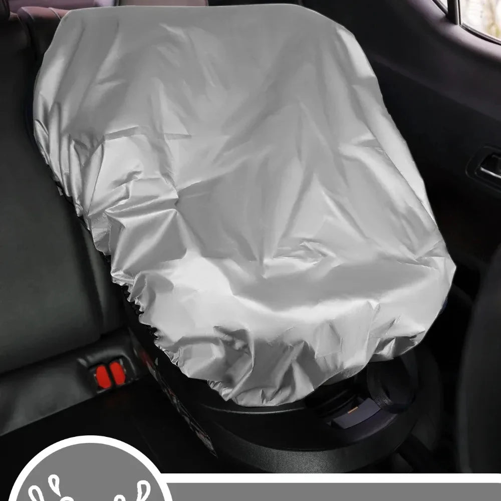 Baby Car Seat Sunshade Cover with that Can be Used on Both Sides UV Protection, Heat Insulation, and Dust Shielding