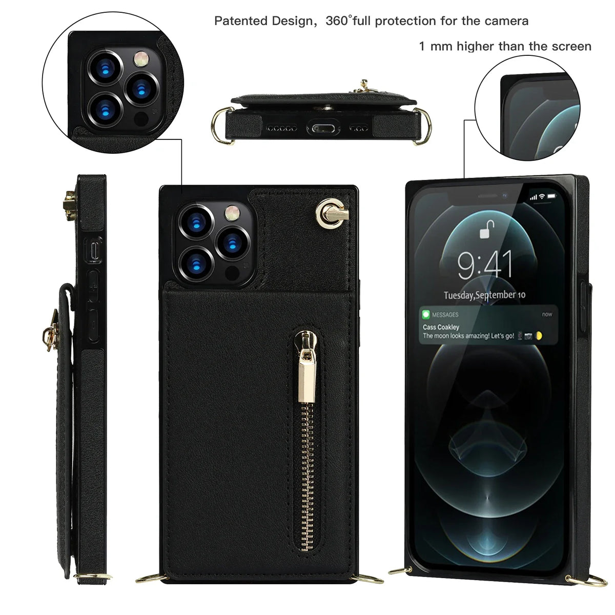 Crossbody Wallet for Huawei Mate 40 Pro 30 20 Lite P40 P30 Pro Plus Case with Card Holder Lanyard Strap Leather ZYXKZJLL