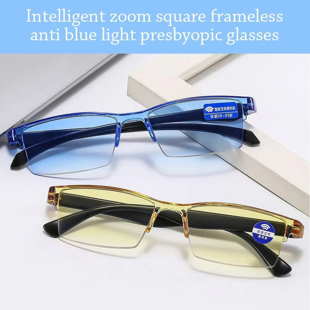 Autofocus Power Anti-Blue Light Reading Glasses Smart Near Far Automatic Zoom Eyeglasses Ultralight Eye Protection Eyewear