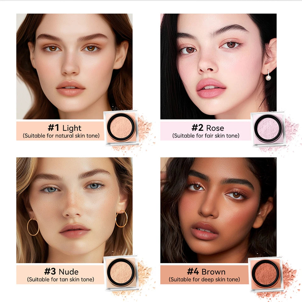 Matte Loose Baking and Setting Powder powder Oil Control Natural Face Matte Waterproof Brightening Loose Powder Makeup