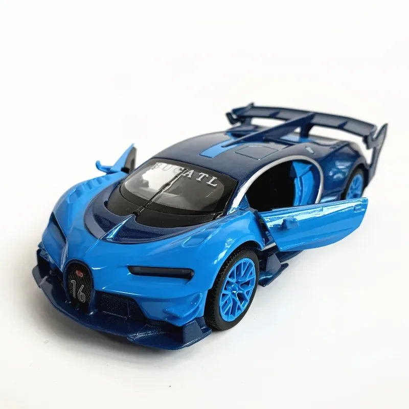 1：32 Bugatti Vision Gt Metal Alloy Car Model Diecast & Toy Vehicles Car Model High Simulation Miniature Scale Childrens Toy Gift