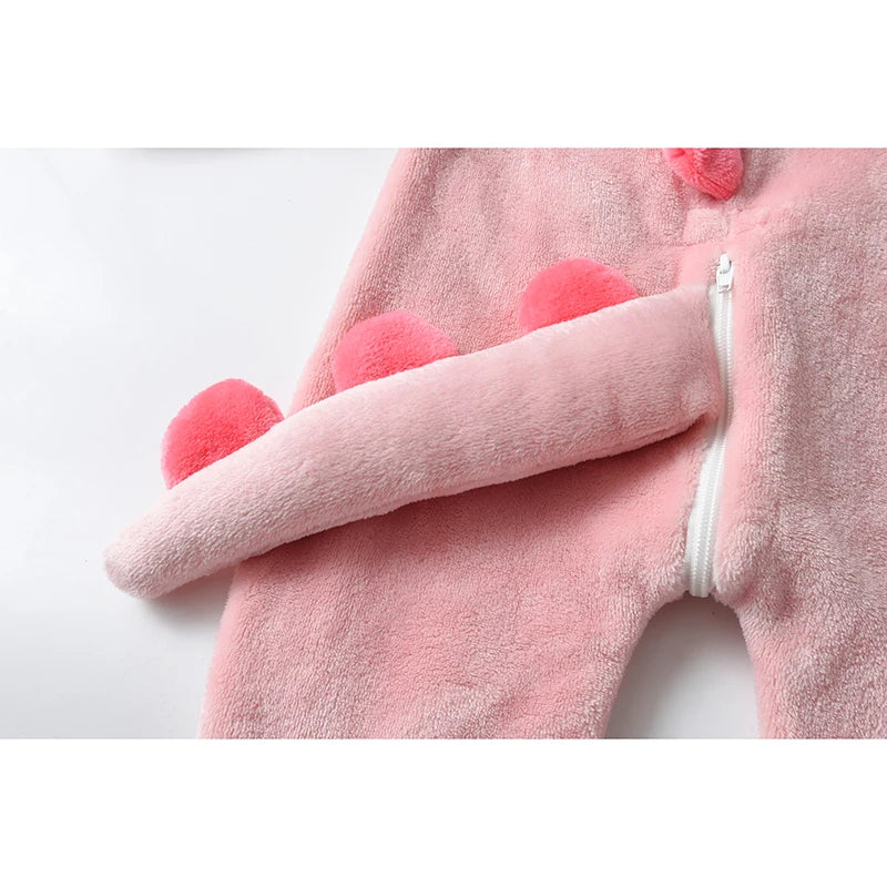 Halloween Baby Rompers Kigurumis Lovely Dinosaur Cartoon Pajamas Clothes Infant Boys Girls Baby Onesie Romper Newborn Hooded