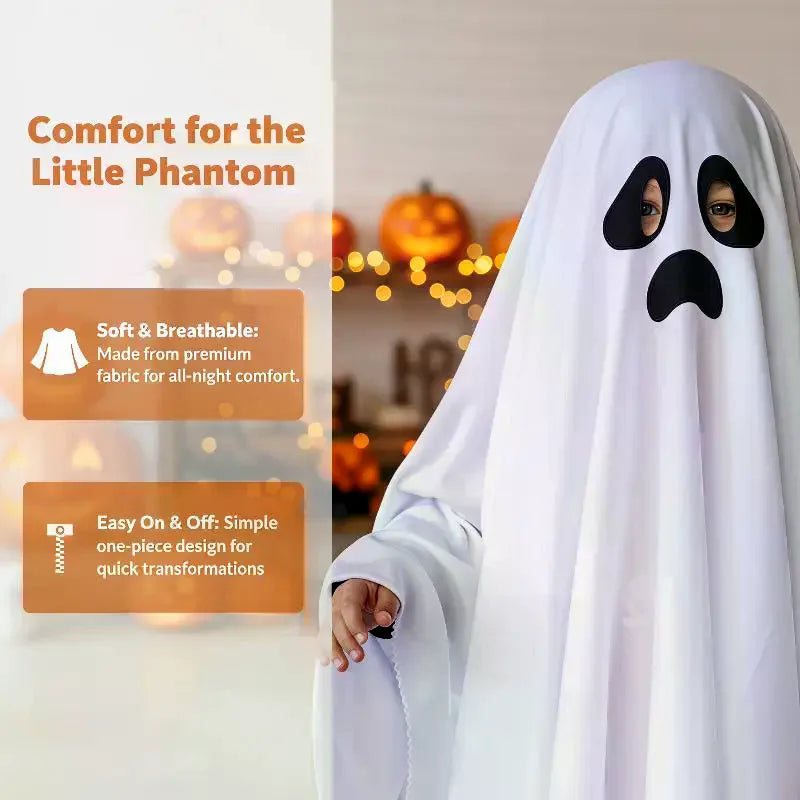 Halloween Costume Soft Breathable Fabric Easy Wear Cute Prints For Adults Kids Halloween Parties