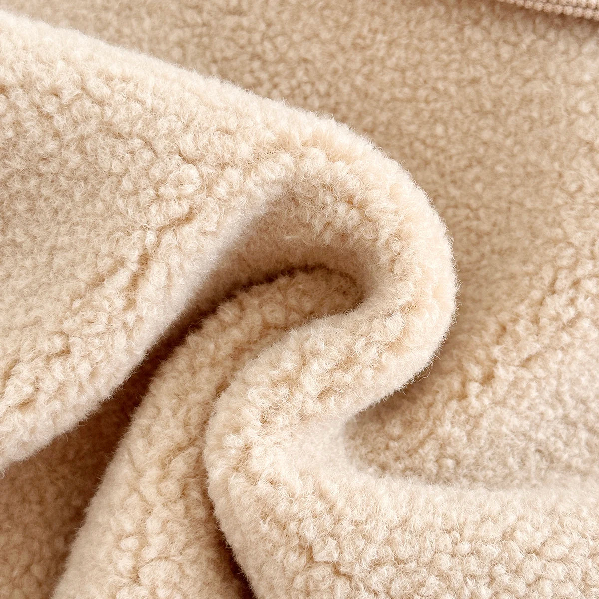 New Winter Baby Boys Girls Coats Fake Lamb Wool Solid Colour Zippered Jacket Top Kids Coat Jackets Children Clothes Overcoats