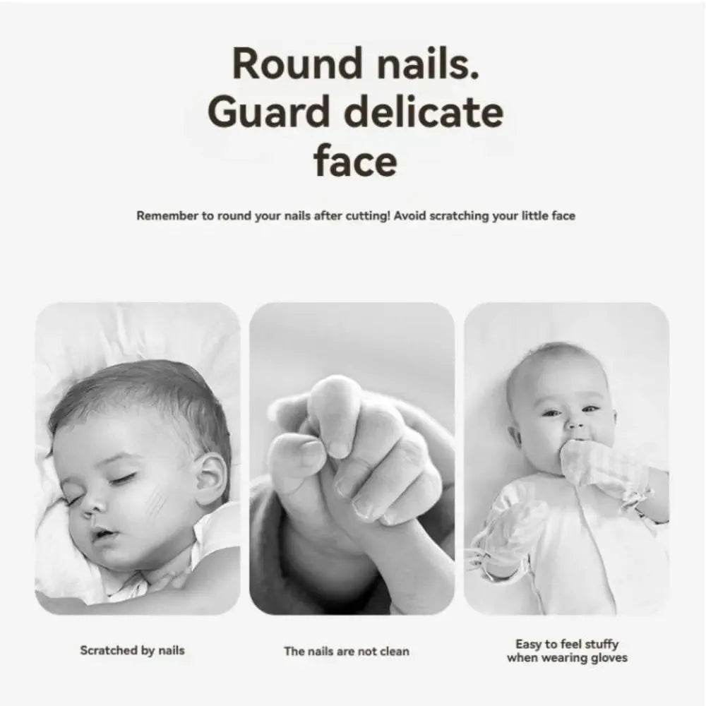 Electric Baby Nail Trimmer Safety 6 Grinding Heads Baby Nail Grinder Silent Child's Newborn Nail Clippers Manicure Tool Set