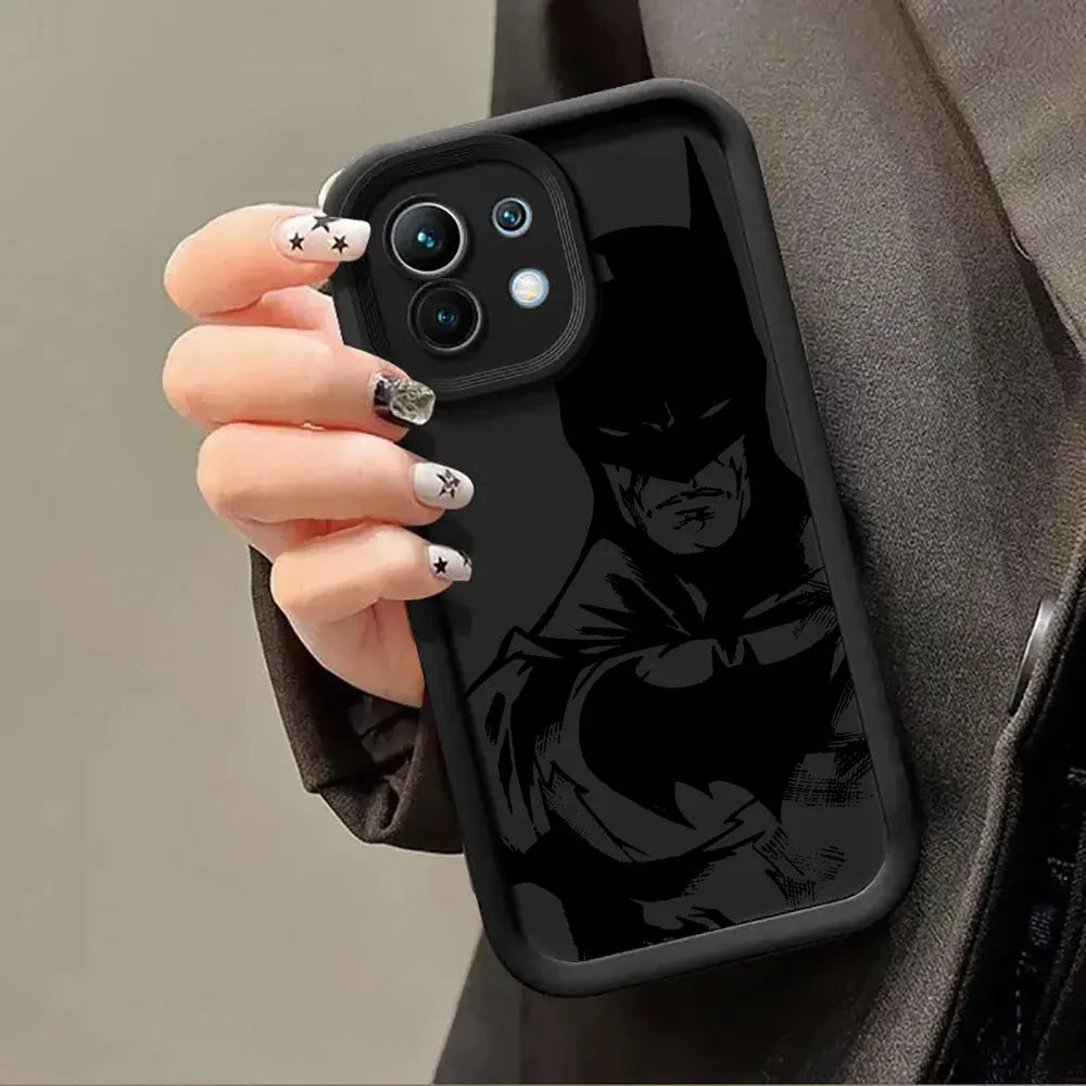 B-Bats-Mans Marvel Bat Phone Case for Xiaomi Mi 13T 14 T 15 15T Pro 17 Ultra Poco M7 M8 F8 F7 X6 X7 X8 Pro Max Shockproof Cover
