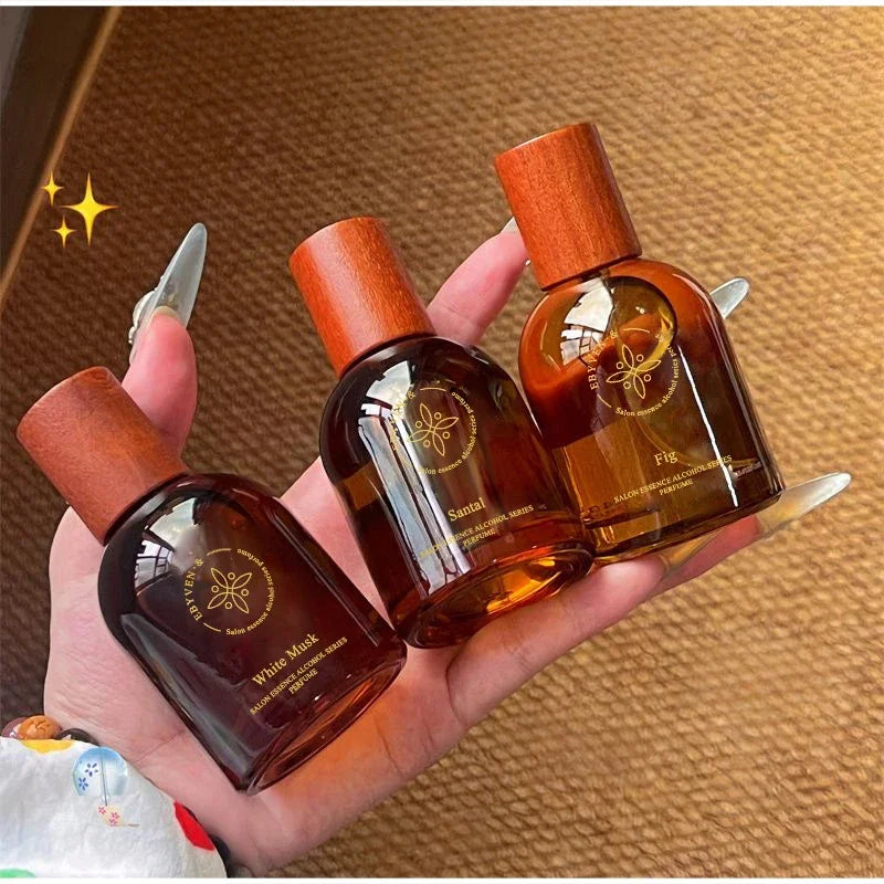 Korean Fresh Fig Sandalwood Perfume,high-end Romantic Rose Musk Woody Eau De Toilette Natural Long-lasting Fragrance Body Spray
