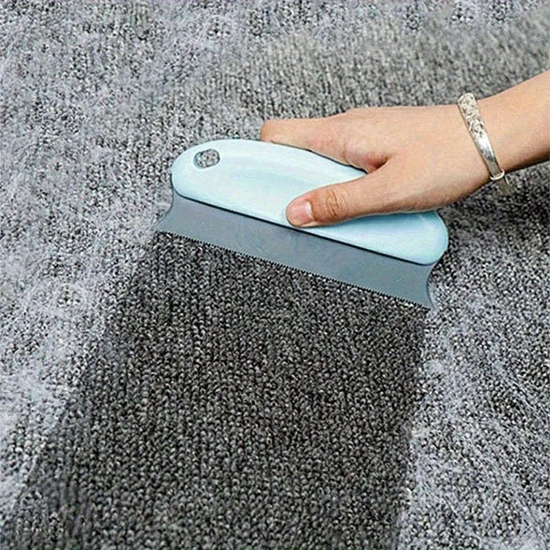 Pet Hair Cleaning Brush, With Anti-scratch Rubber Bristles - Suitable for Cats, Powerful Pet Hair Brush for Dogs - High-efficien