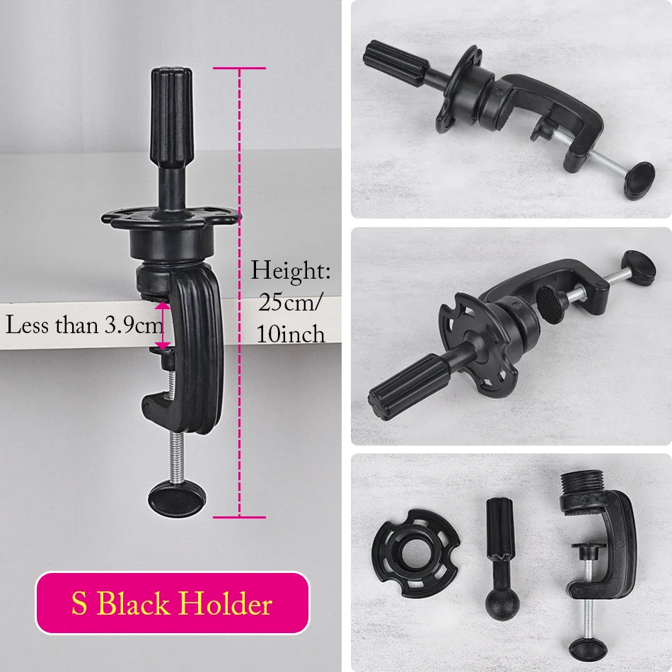 Mannequin Head Wig Stand With Adjustable Wig Tripod Stand Holder For Wigs Making Display cosmetology supplies hairdressing head