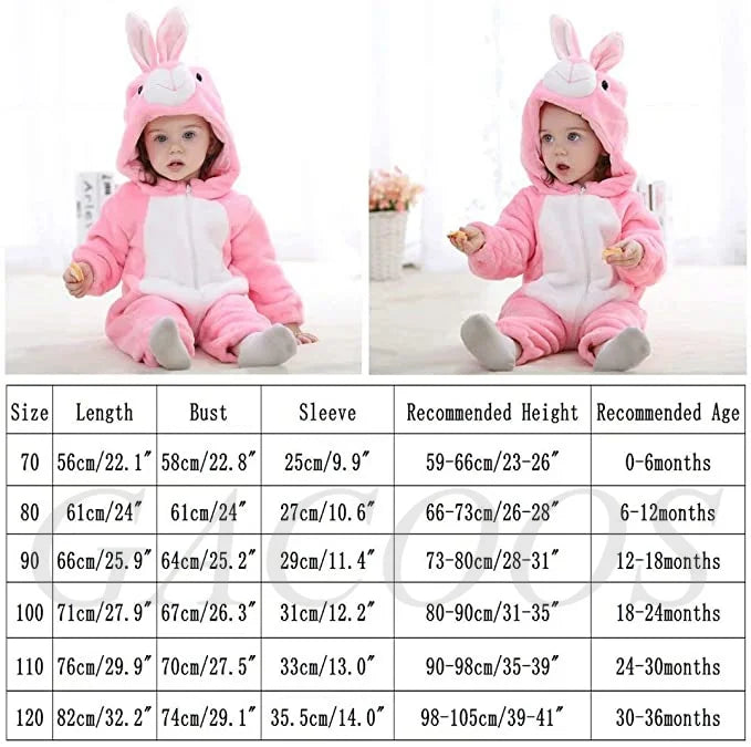 Baby Kigurumi Penguin Lion Cat Animal Cosplay Costume Winter Plush Jumpsuit for Toddler Boys 1 to 2 3 4 Years Baby Girl Outfits