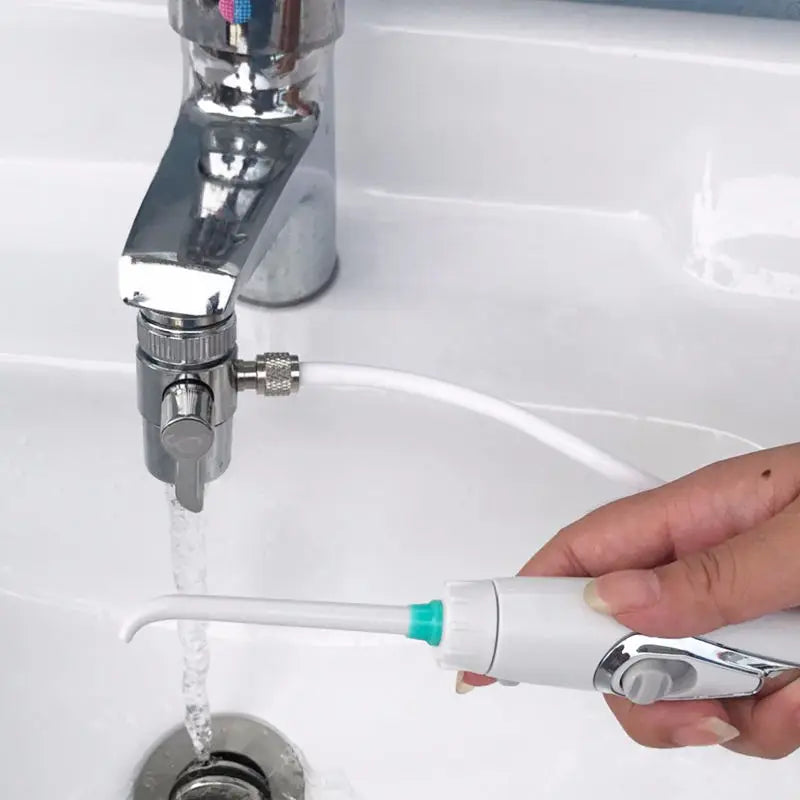 Faucet Oral Irrigator Water Jet For Cleaning Toothpick Teeth Flosser Dental Irrigator Implements Dental Flosser Tooth Cleaner