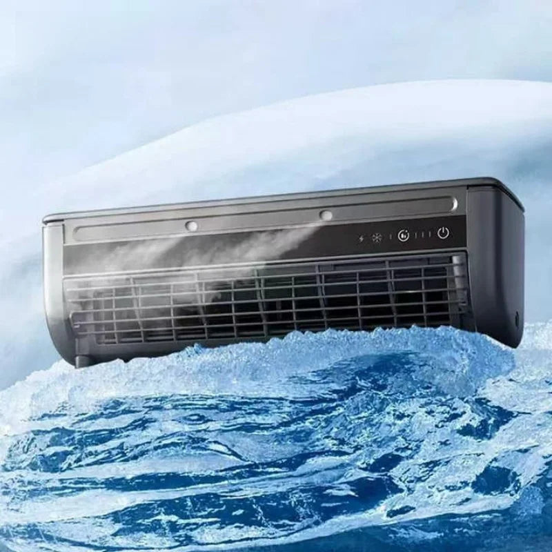 New Model Cooling Wall Fan Large Wind Force Charging Fan Home Use Table Standing Remote Control Kitchen Air Conditioner