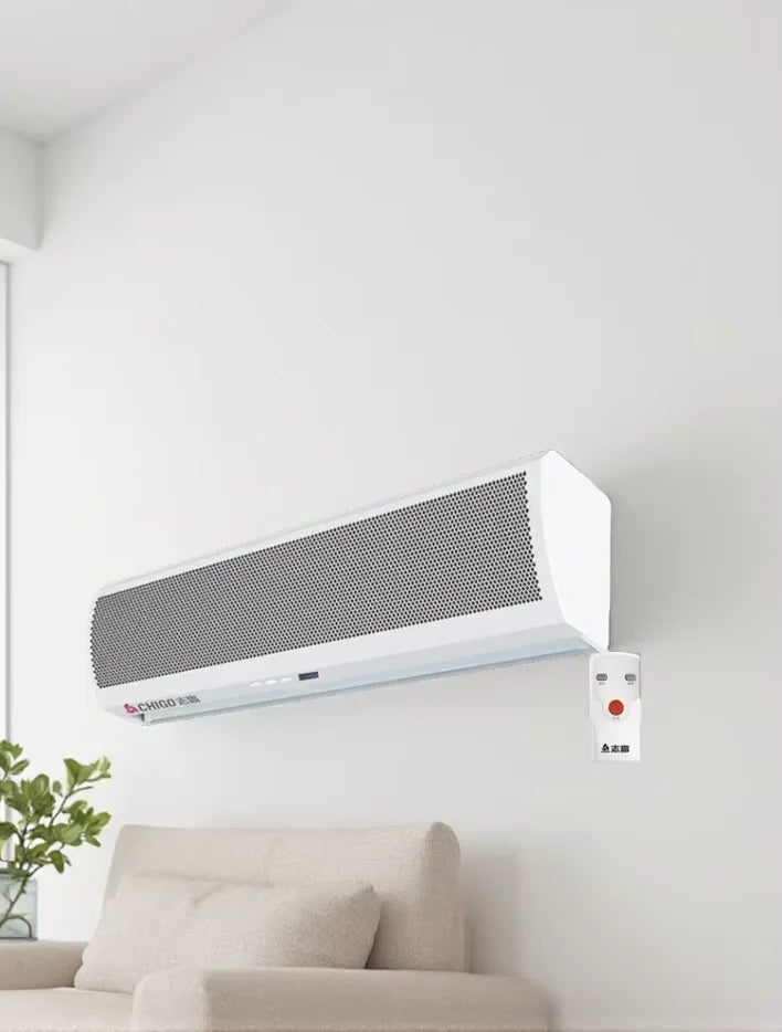 Chigo 220V Commercial Silent Air Curtain Wind Barrier for Restaurant Shop Supermarket Cold Storage LYH