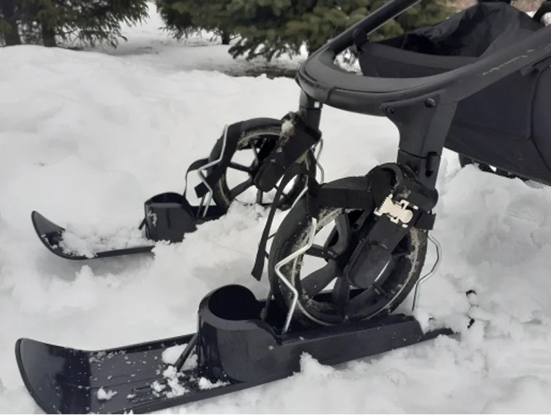 Universal Baby Stroller Accessories Ski Plate Buggy Sled Wheelchair Glider Snow Scooter Pram Skiing Board for YOYO CYBEX BEE 5