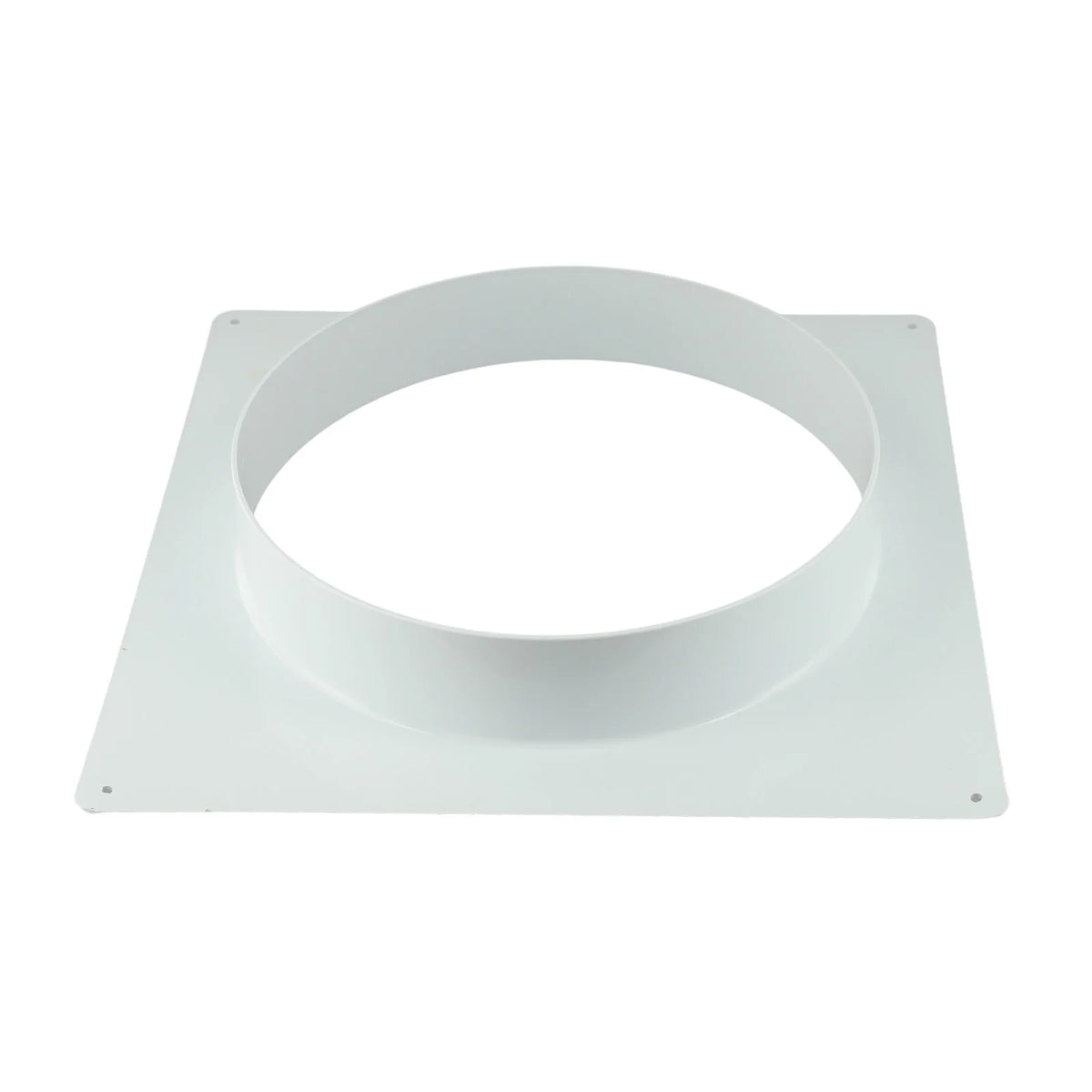 1pc Exhaust Pipe Straight Pipe 100-300MM ABS Air Duct Connectors Flange Ventilation Ducting Replaceable Accessories White