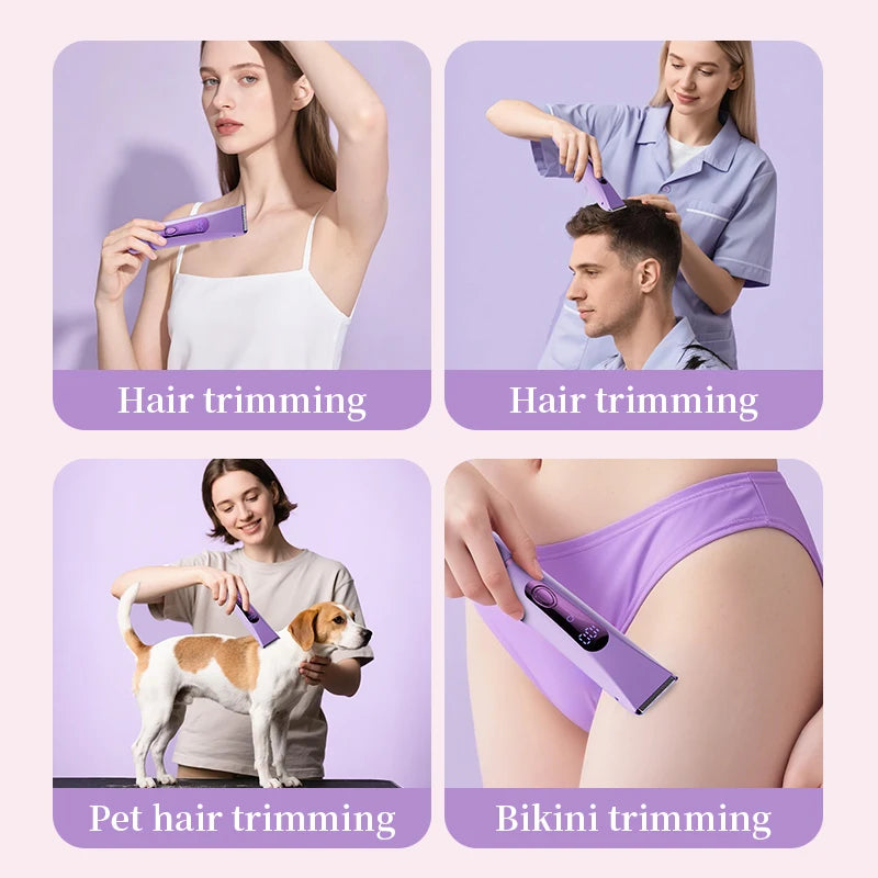 Woman Double Head Electric Shaver Dual Purpose Female Razor Body Epilator Leg Underarm Bikini Electric Hair Remover Trimmer