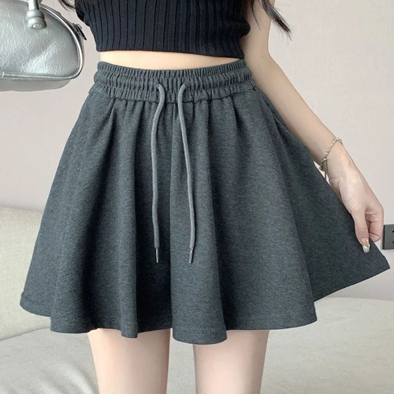 2026 High Waist Wide Leg Sports Shorts Women's Summer New Loose Fit A-Line Shorts Casual Versatile Comfortable Short Pants
