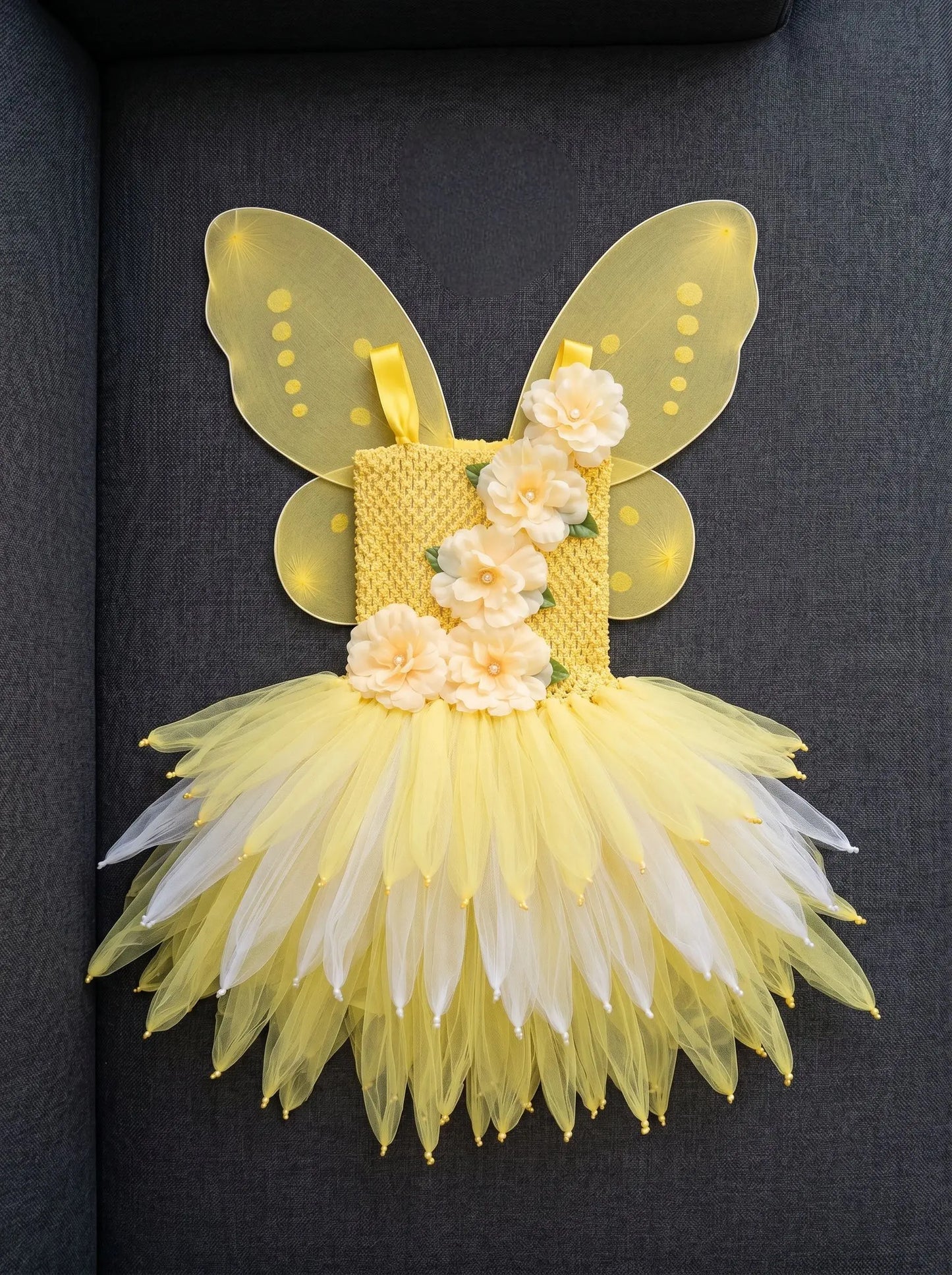 Girls Fairy Costume Princess Dress Kids Butterfly Wing Outfit Tulle Dress Halloween Birthday Party Fancy Dress Carnival Pageant