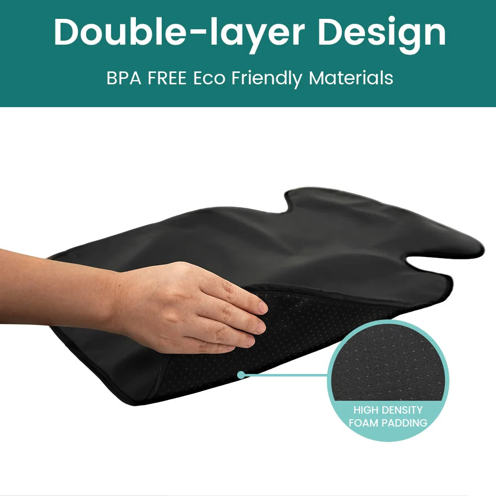 Leather Car Seat Protector Mat - Waterproof Anti-Stain Pad for Child Car Seats Universal Fit Sedan SUV