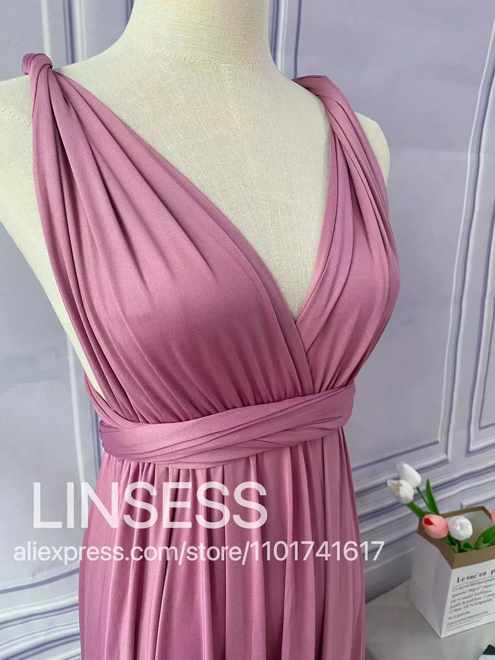 Multiway Maxi Dress Bridesmaid Dress Infinity Cocktail Dress Floor Length Bridesmaid Dress Maxi Dress for Bridesmaid Gifts