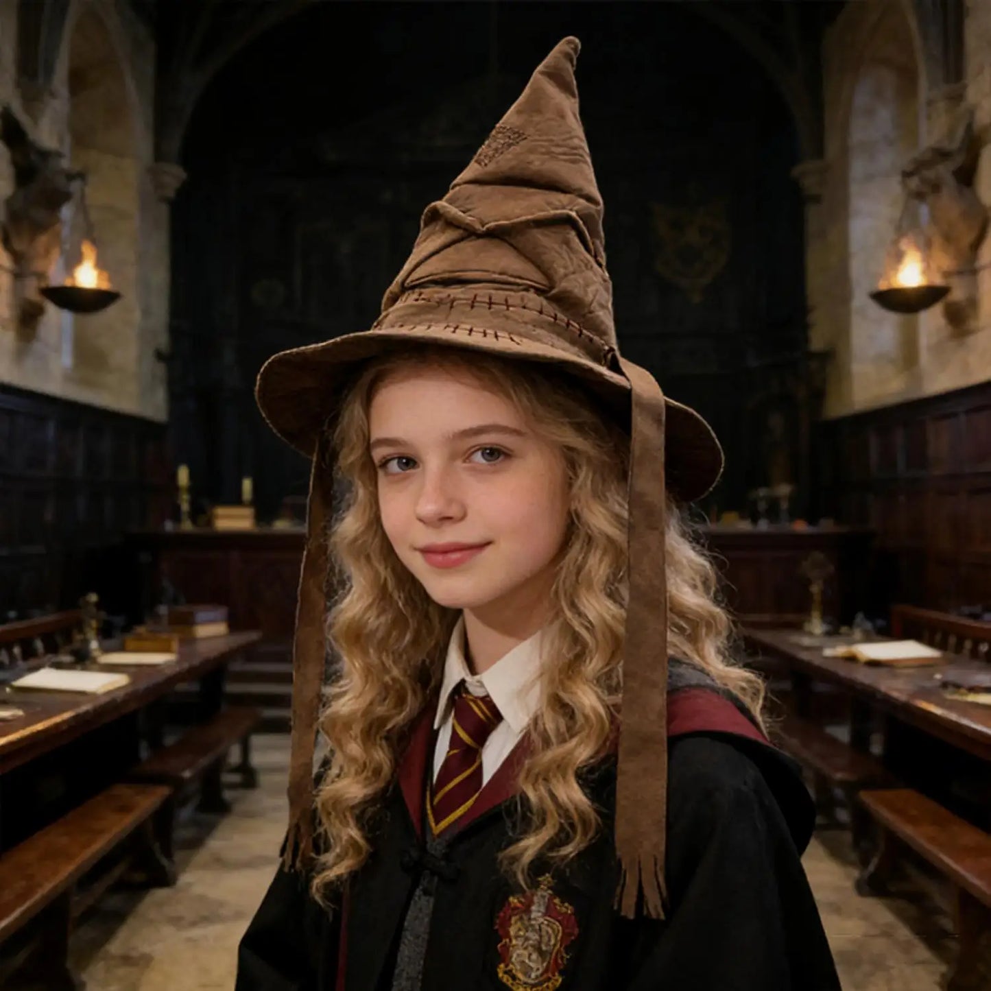 2026 Vintage Halloween Witch Hat Magic Academy Tree Hat Cosplay Accessories for Halloween Costume Party Masquerade Carnivals