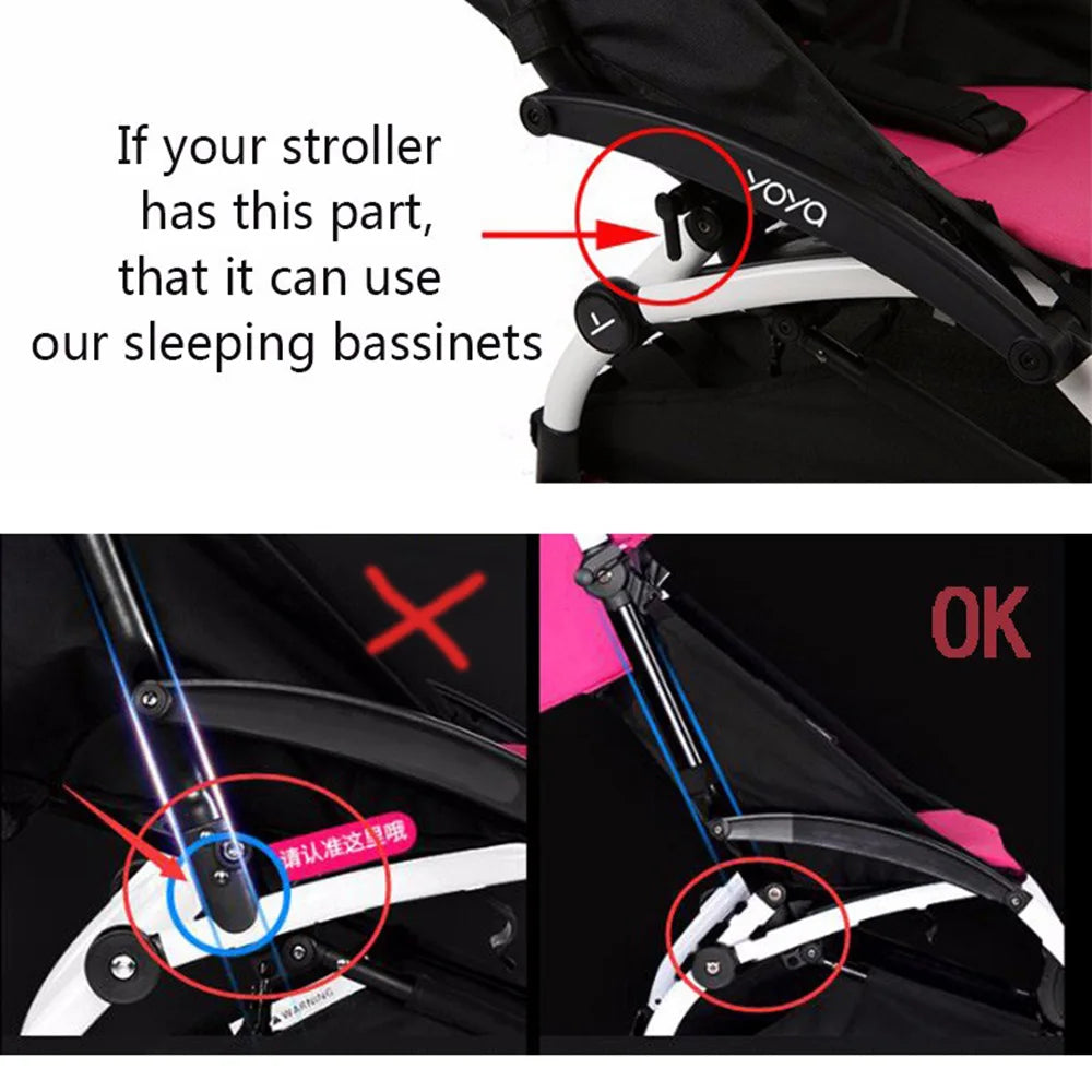 Baby Stroller Accessories Newborn Sleeping Basket for Babyzen Yoyo Yoya 0-6M Birth Nest