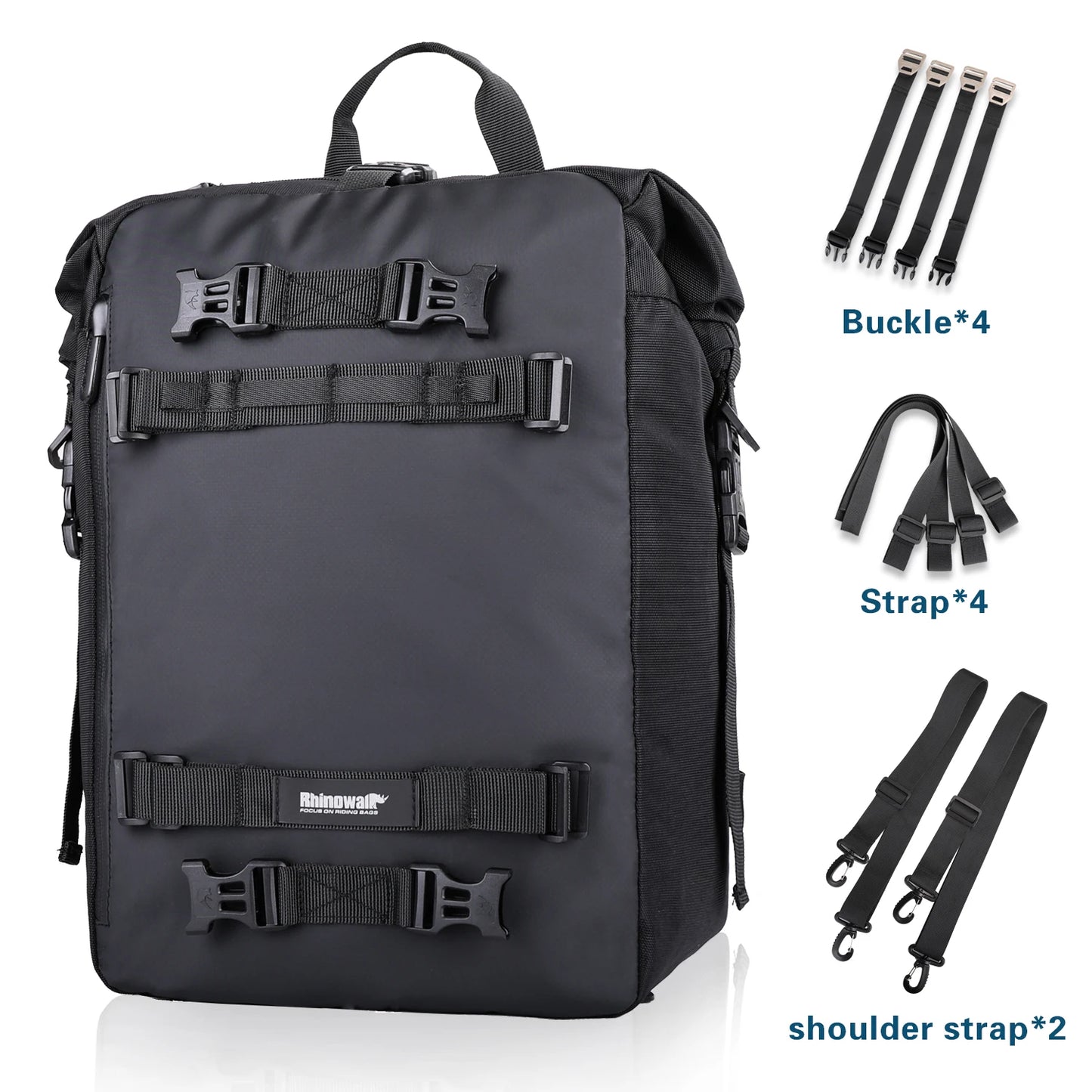 Rhinowalk Motorcycle Bag 20L Men Backpack Large Luggage Combinable Bag Multifunctional Motorcycle Bag Travel Bag