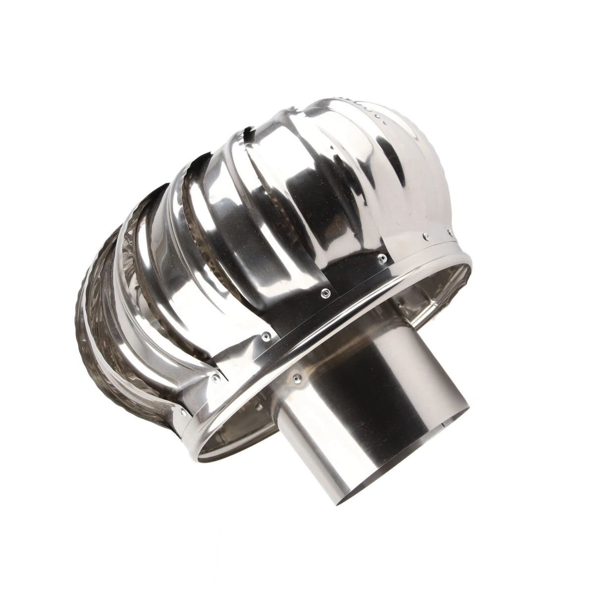 4.33in Stainless Steel Automatic Silent Roof Ventilator Roof Ventilating Fan Wind Turbines Air Vent Attic Ventilator