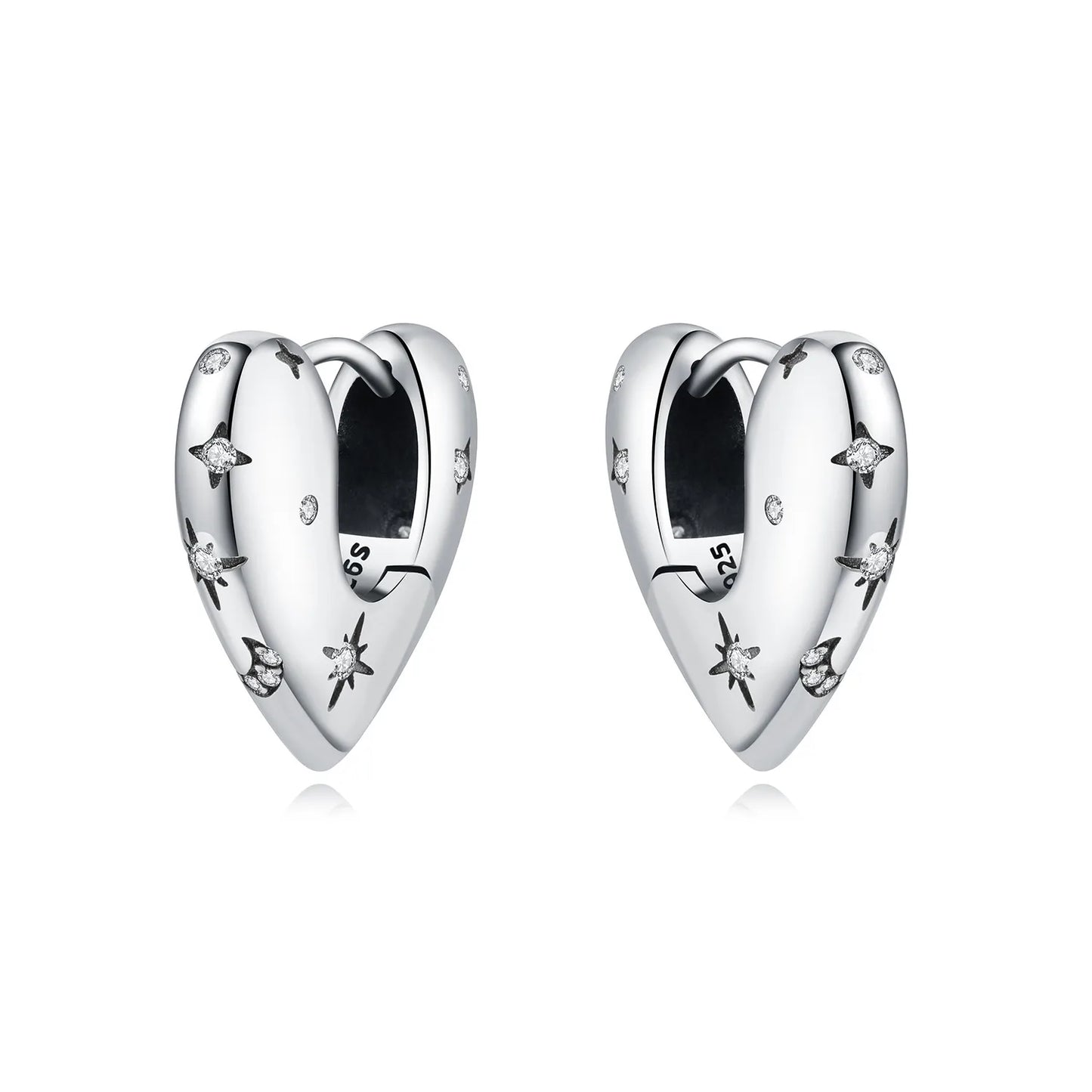 925 Sterling Silver Needle Iris Flower Hoop Earrings for Women Original Elegant Versatile Jewelry Birthday Party Fine Gift 2026