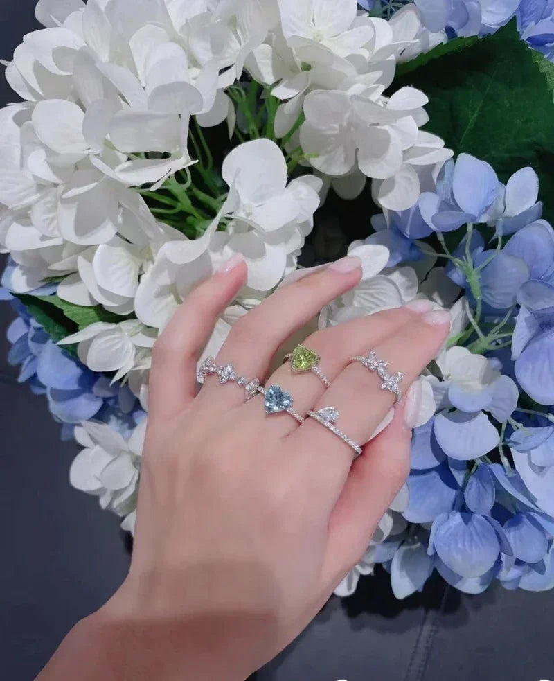 LI KI 925 Sterling Silver 2022 New Butterfly Earrings  Beautiful Fashion Jewelry Free Delivery Valentine'S Day Gift