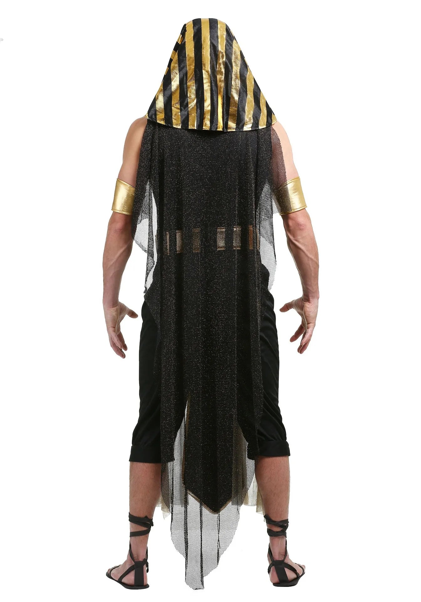 Halloween Costume Egyptian Pharaoh King and Queen Clothes Princess Couple Ancient Roman Greek Warrior Outfit  Men's Women's