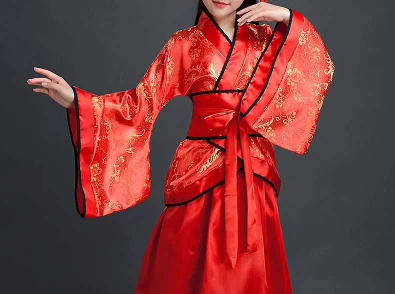 Halloween Cosplay Kids Set Dance Performance Dress for Girls Show Disfraz Child Hanfu Dress Costume Chinese Traditional Clothes