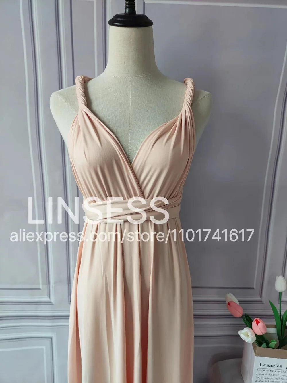 Multiway Maxi Dress Bridesmaid Dress Infinity Cocktail Dress Floor Length Bridesmaid Dress Maxi Dress for Bridesmaid Gifts