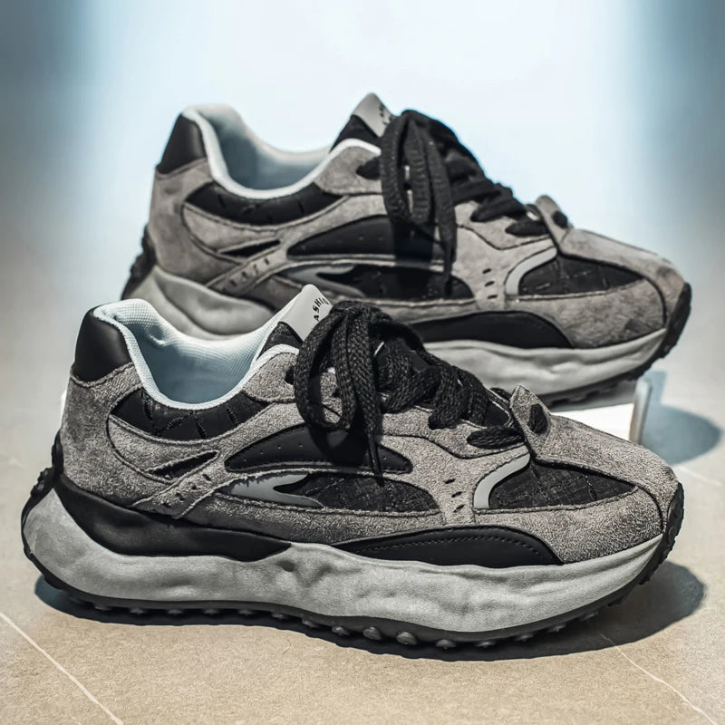 New Arrival Men's Casual Shoes PU Leather Sneakers Comfortable Tenis Masculino Outdoor Male Treking Footwear Travel Skate Shoes