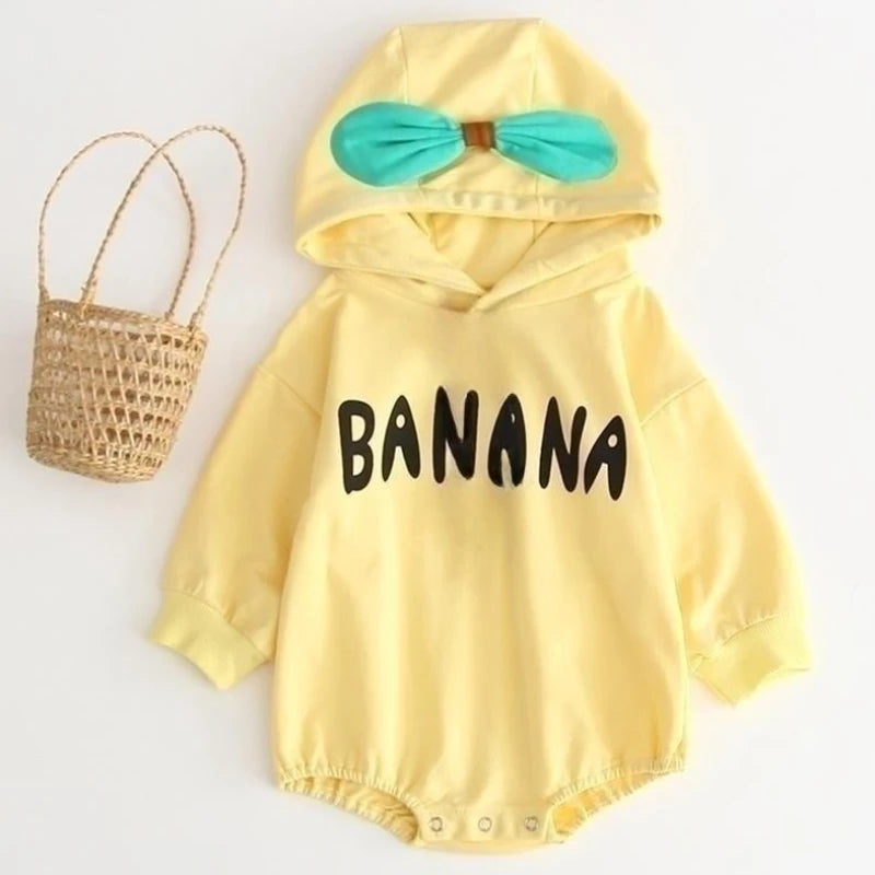 HoneyCherry Autumn Baby Red Romper Baby Fruit Crawling Suit Bodysuit Newborn Baby Clothes