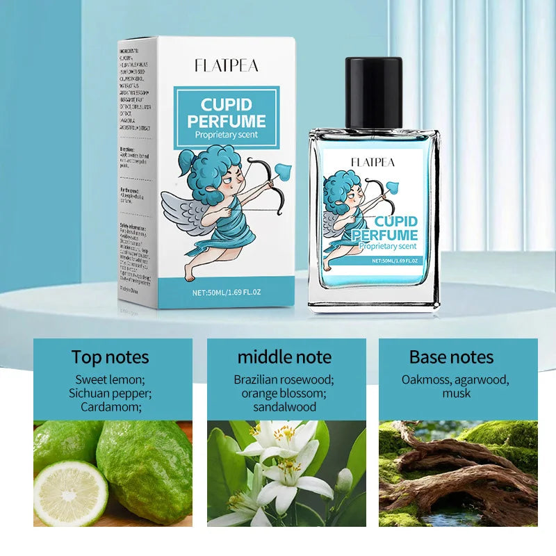 10ML/50ML Cupid Date Pheromone Perfume Men's Perfume Womens Eau De Parfum Lasting Natural Gentle Non-pungent Body Spray Roller
