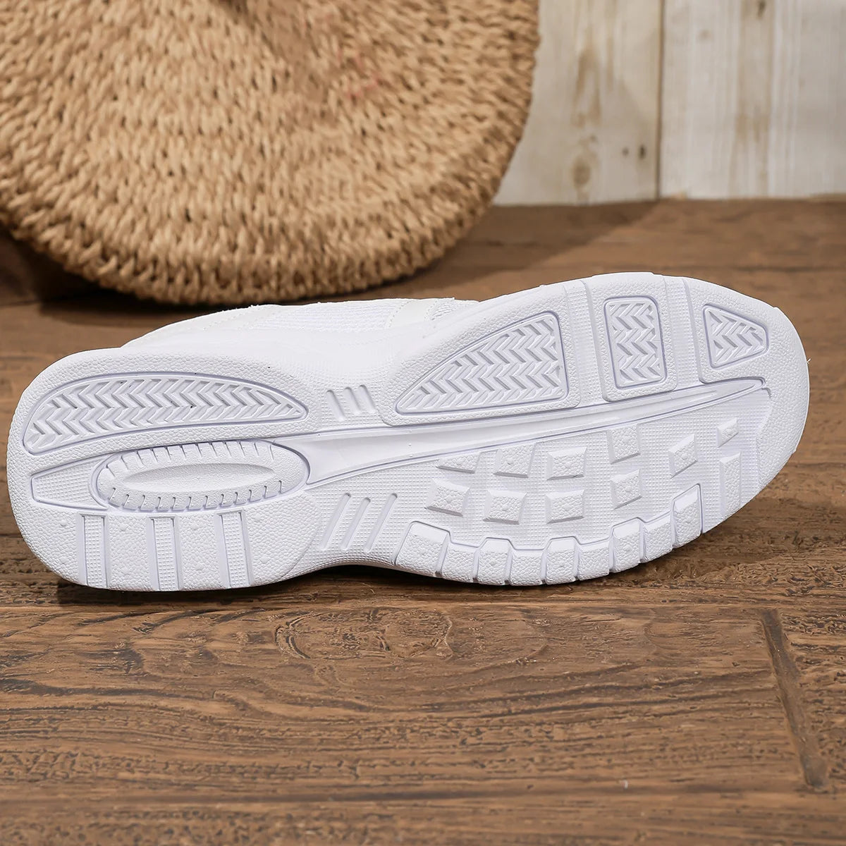 Pure White Nursing Shoes For Doctors Nurses Hospital Working Men Women Leather Sneakers Anti-skid Big Size 48 49