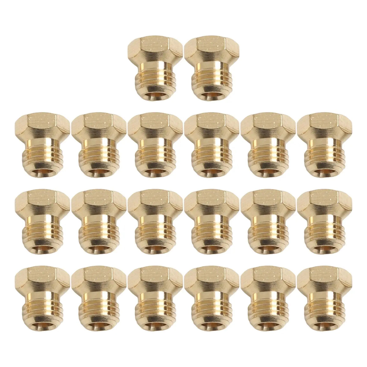 20pcs/set Burner Nozzle 0.5mm Propane Burner Orifice Kit Propane Gas Conversion Kit For LPG Burner Nozzle Outdoor Cooking