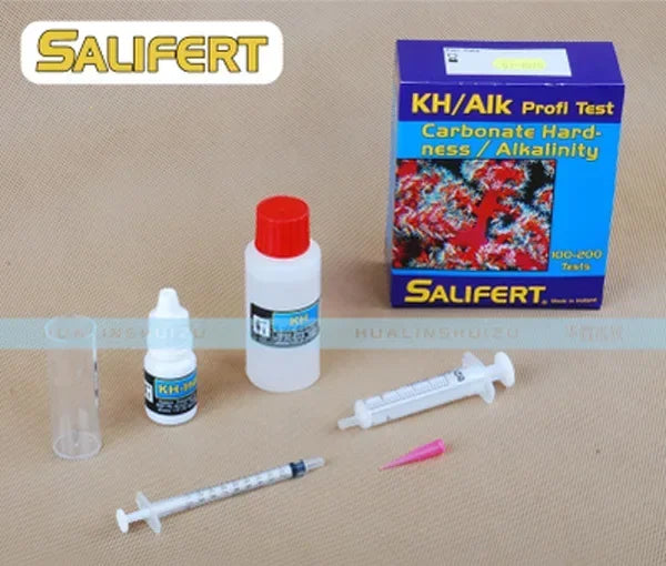 Salifert Test kit Ca Calcium Cu I2 KH Mg NH4 Ammonia NO2 Nitrite NO3 Nitrate PH PO4 Sr Potassium Water Test Reef Tank