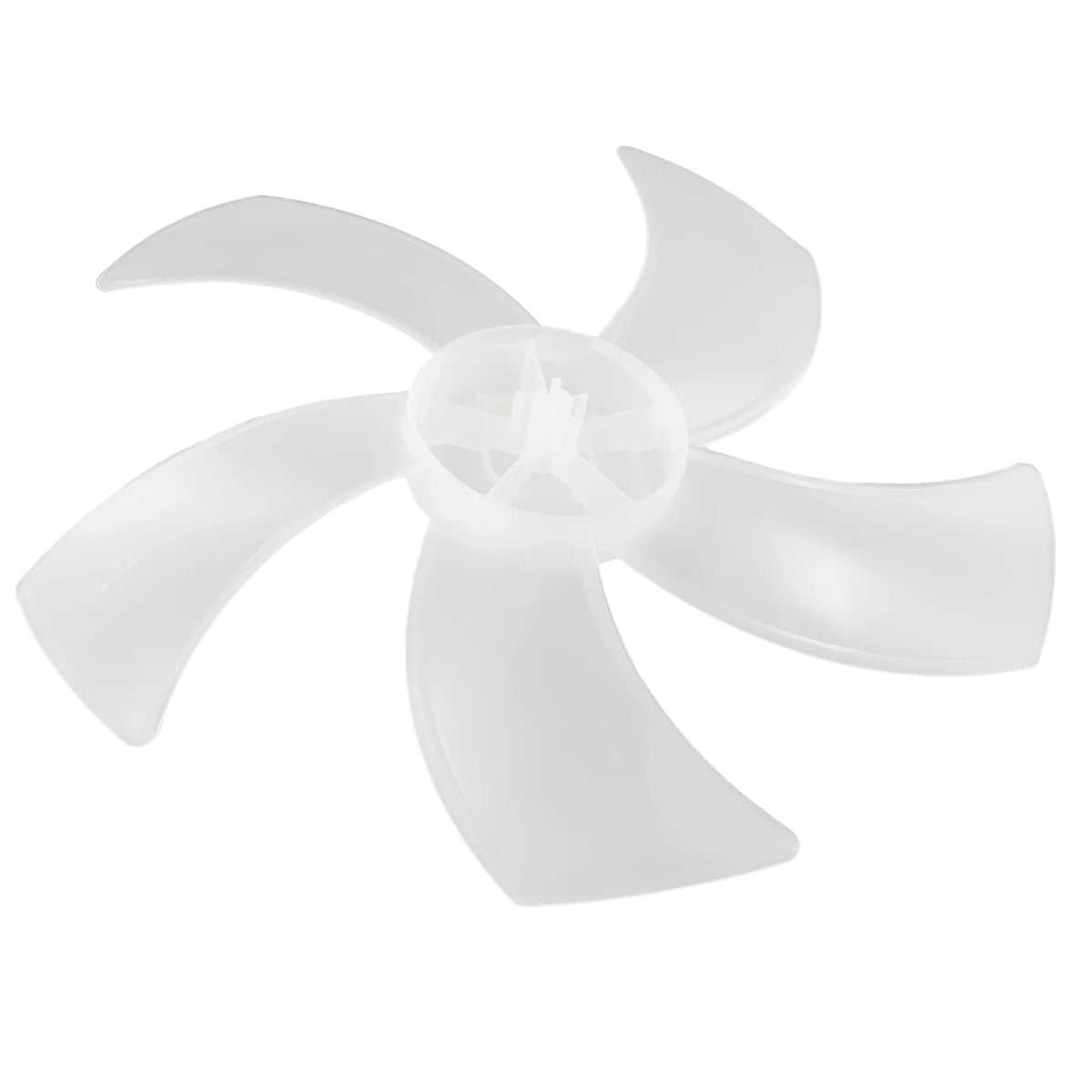 Replacement Fan Blade for 16 Inch Household Stand or Desk Fans 5 Leaves Plastic Blade with Nut Cover Offering Use