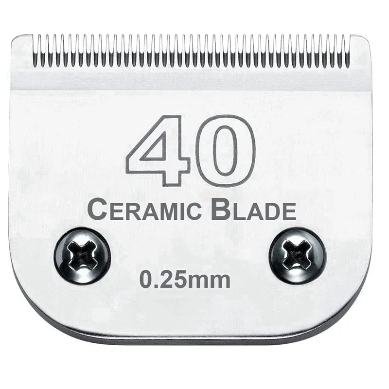 Detachable Pet Dog Grooming Clipper Ceramic Edge Blade Compatible with most Andis,Oster A5,Wahl KM10 Series Clippers