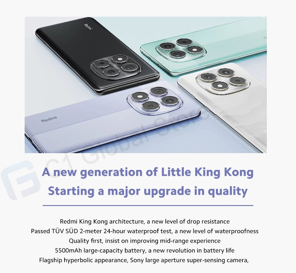 Xiaomi Redmi Note 14 Pro Chinese Version 120Hz 50MP Xiaomi HyperOS 5500mmAh(typ) battery 45W turbo charging Dimensity 7300-Ultra