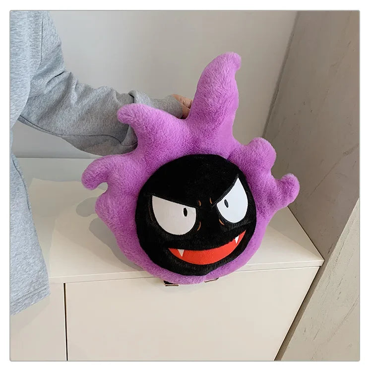 Japanese Style Plush Shoulder Bag Raichu Pikachu Eevee Psyduck Gengar Design Crossbody Backpack for Student Daily Outfit Gift
