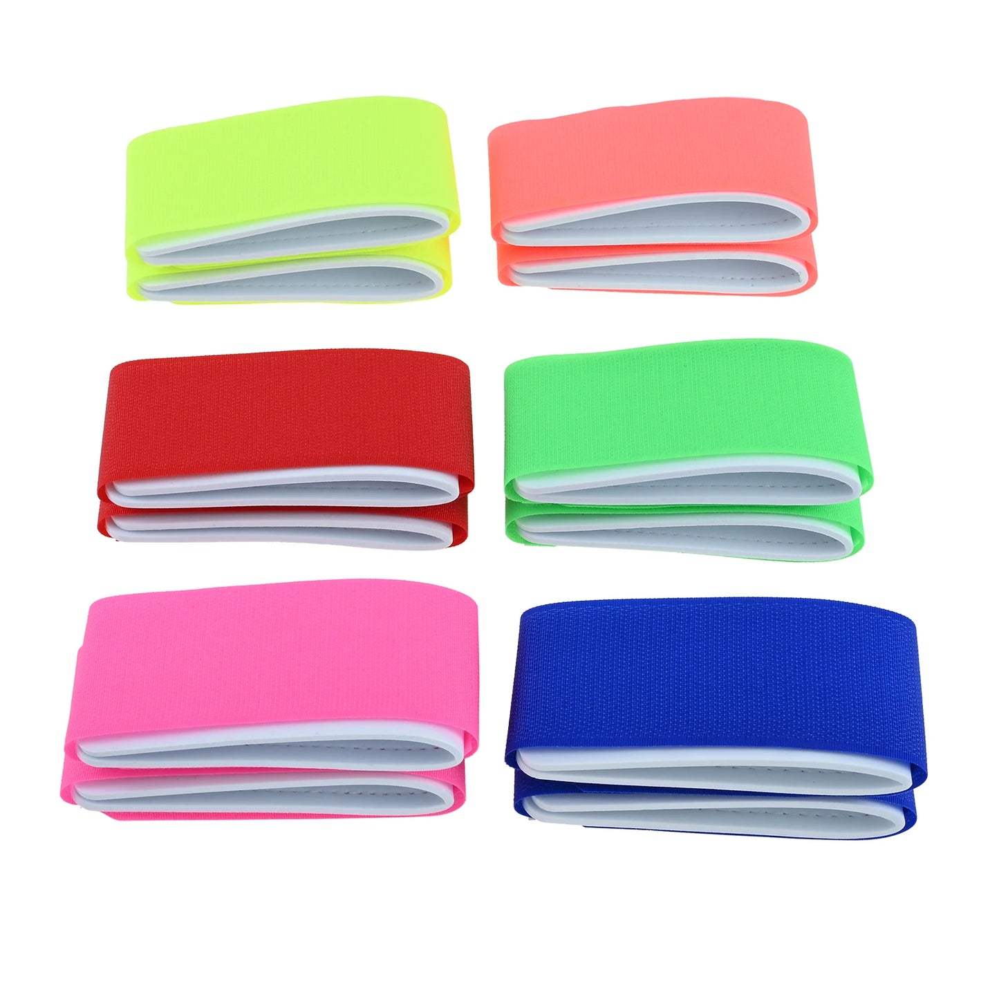 12pcs Adjustable Ski Straps Fasteners nylon and EVA Snowboard Velcro Strap Bindings 6-colors Snowboard Fasteners Accessories